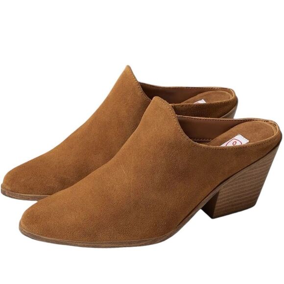 Blondo Nala Waterproof Almond Toe Suede Waterproof Mules - 10 - Good Condition - Picture 1 of 8